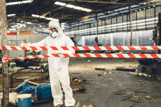 Professional Infectious Disease Decontamination technician working in Raymond, NH